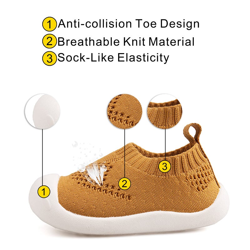 Charrost Toddler Mary Jane Shoes Classic Slip Ons with Modern Touch for Little Ladies Yellow 12-18 Months Size 6T - Image 2